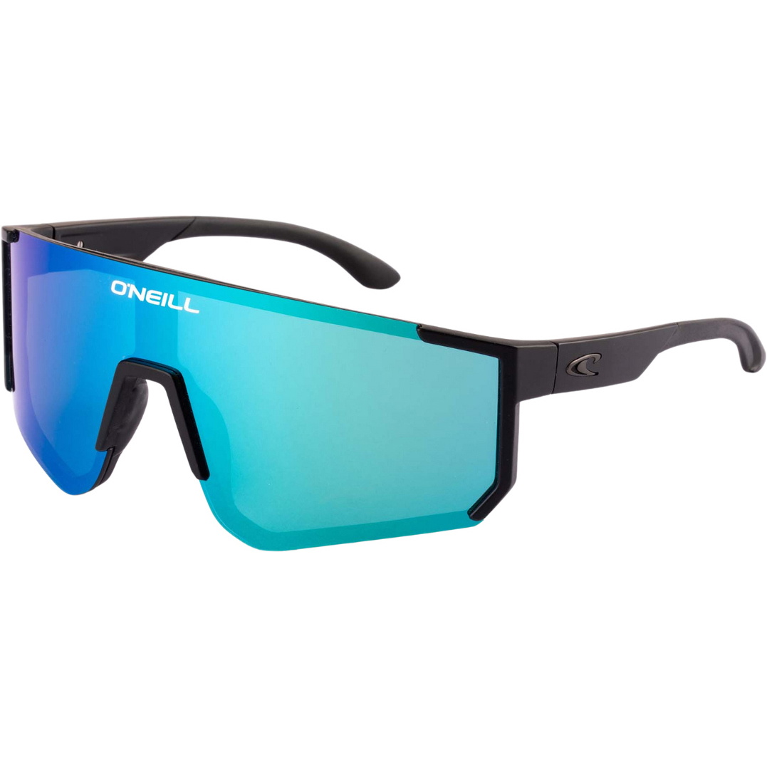 2026 O'Neill Mens Sunglasses 9038 ONS-9038-2.0-104 BLU - Matte Black / Blue Mirror